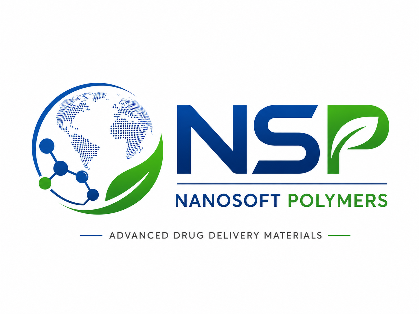 NSP Nanosoft Polymers logo – Advanced Drug Delivery Materials