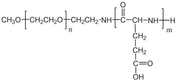 PEG-poly(L-glutamic acid)