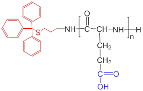 Tritylthiol-poly-L-Glutamic acid/Trt-pGlu