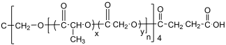 4-arm PLGA-COOH structure