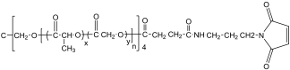 4-arm PLGA-Mal structure