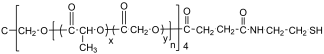 4-arm PLGA-SH structure