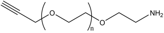 Alkyne-PEG-NH2 chemical structure