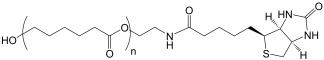 Biotin-PCL polymer structure