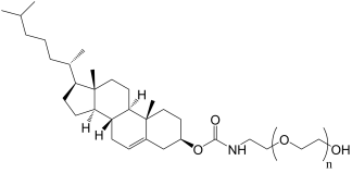 Cholesterol-PEG-OH structure