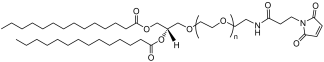 DMG-PEG-Maleimide lipid structure