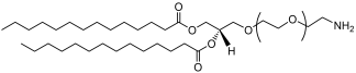 DMG-PEG-NH2 lipid structure