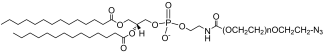 DMPE-PEG-N3 lipid structure