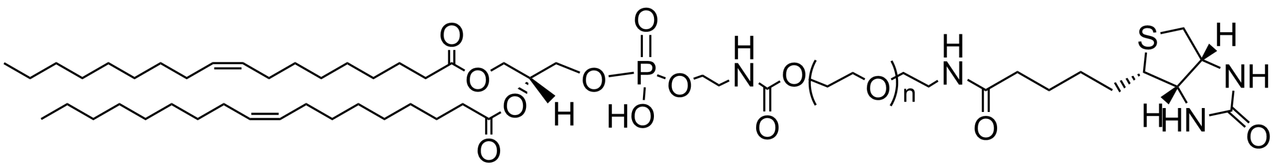 DOPE-PEG-Biotin lipid structure