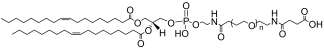DOPE-PEG-COOH lipid structure