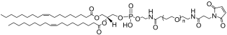 DOPE-PEG-Maleimide lipid structure