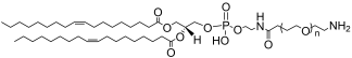 DOPE-PEG-NH2 lipid structure