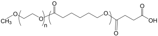 MPEG-PCL-COOH structure