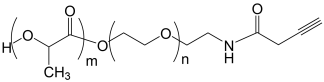 PDLLA-PEG-alkyne structure