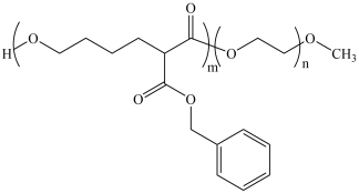 PBCL-PEG block copolymer structure