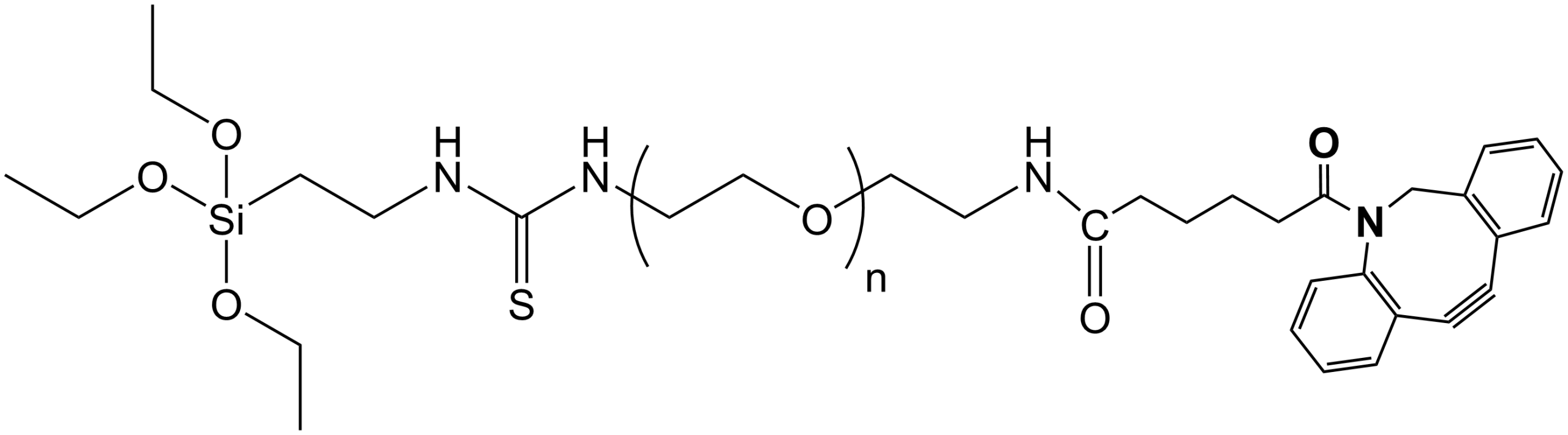 Silane-PEG-DBCO structure