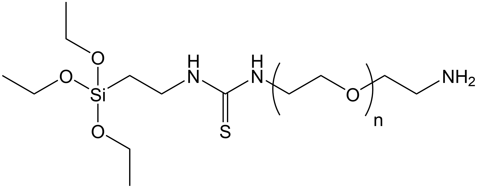 Silane-PEG-NH2 structure