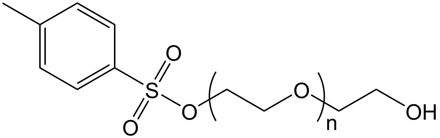 Tosylate-PEG-OH structure