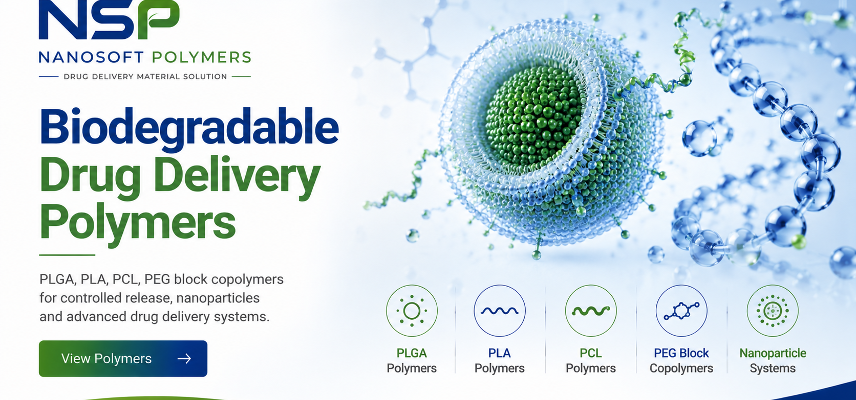 slide3-biodegradble polymers Custom polymer synthesis and nanoparticle development services
